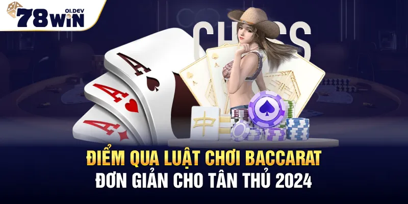 Điểm qua luật chơi Baccarat đơn giản cho tân thủ 2024