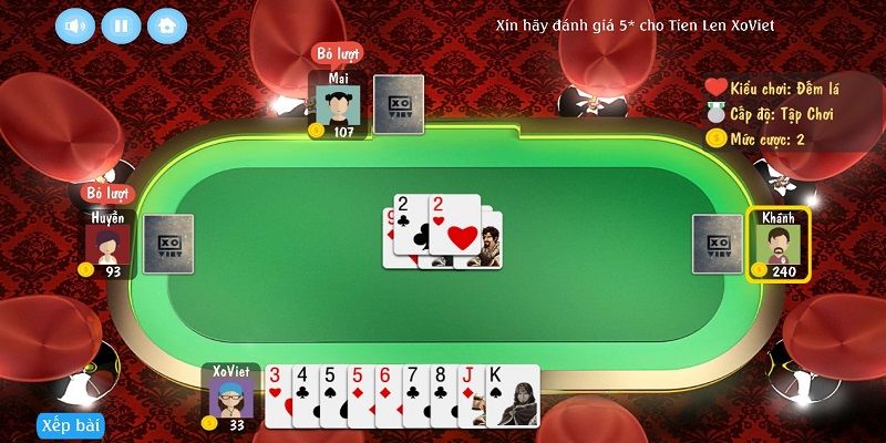 Luật chặt heo cực chuẩn trong game bài tiến lên
